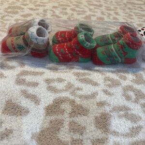 Festive Baby Socks Set